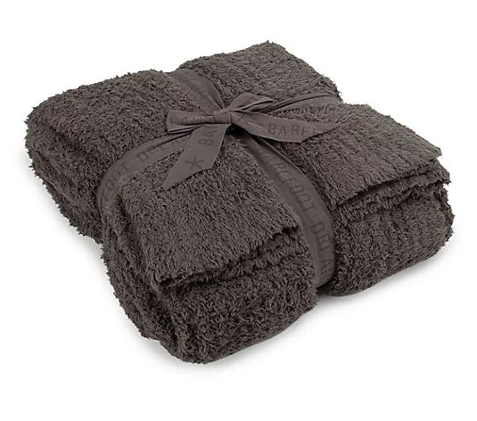Barefoot Dreams CozyChic Ribbed Throw | QVC