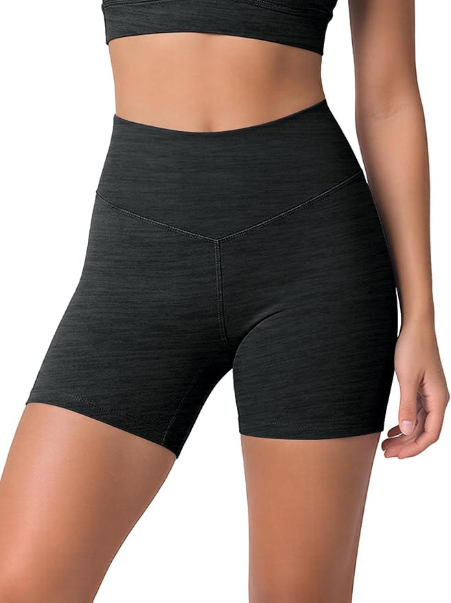 ODODOS Women's Performance Biker Shorts 4" / 6" - Ultra Soft ODSTRATUM Tech High Waist Workout Yo... | Amazon (US)