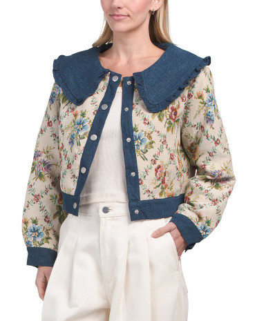 Tapestry Jacket, Cotton/Polyester | TJ Maxx