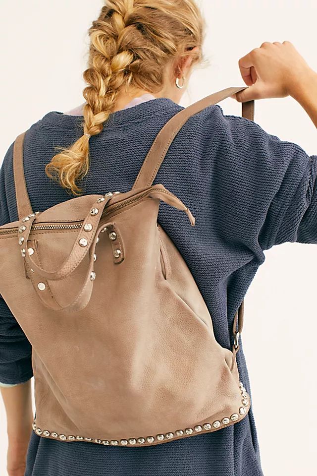 Ellie Leather Studded Backpack | Free People (Global - UK&FR Excluded)