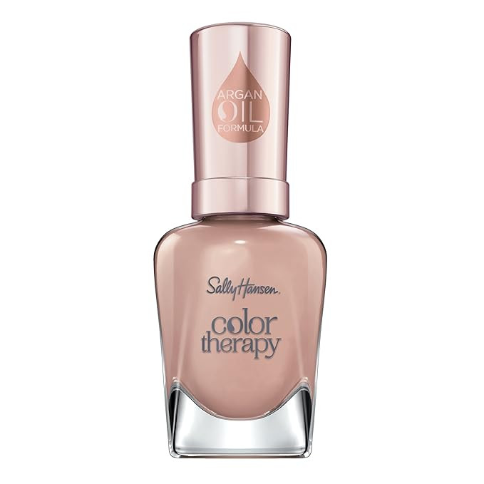 Sally Hansen Color Therapy, Re-Nude, Argan Oil, Long Lasting, Nail Treatment, Semi Opaque, Creme ... | Amazon (US)