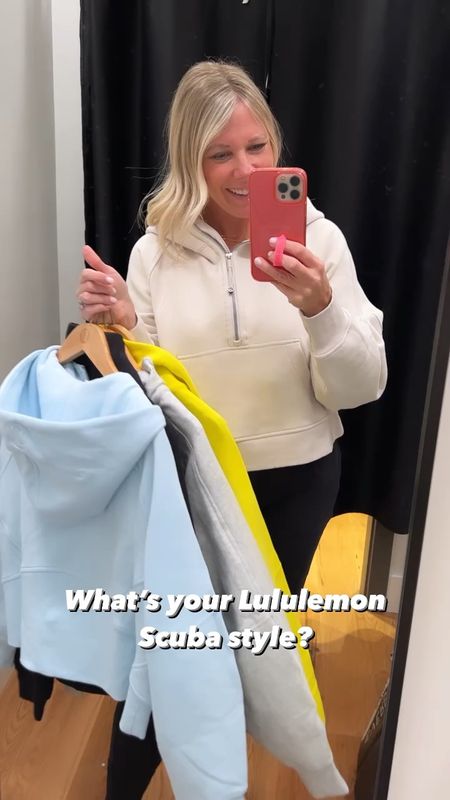 Lululemon scuba sweatshirt hoodie with black joggers and white sneakers. Size XS/S in all sweatshirts and 4 in the joggers. Also linked the amazon versions. Sweatshirts pullover 

#LTKstyletip #LTKSeasonal #LTKfit