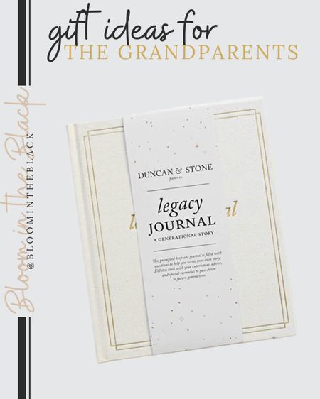 Grandparent gift, legacy journal, Amazon

#LTKHoliday #LTKunder50 #LTKGiftGuide