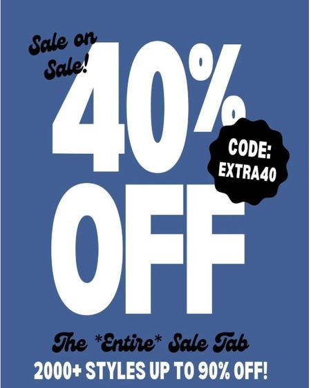 Extra 40% off sale items 
Stock on the cutest tops and dresses for spring 

#LTKfindsunder50 #LTKsalealert #LTKSeasonal