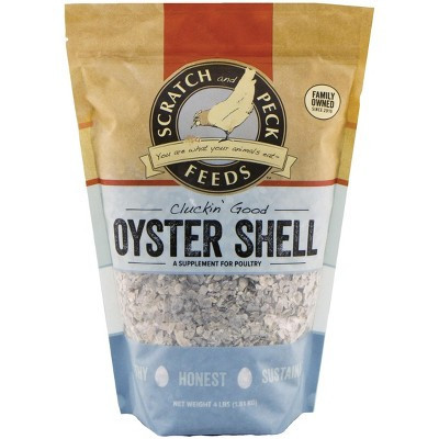 Scratch and Peck Feeds Cluckin Good Organic Ground Oyster Shell for Chickens and Ducks - 4 lbs | Target