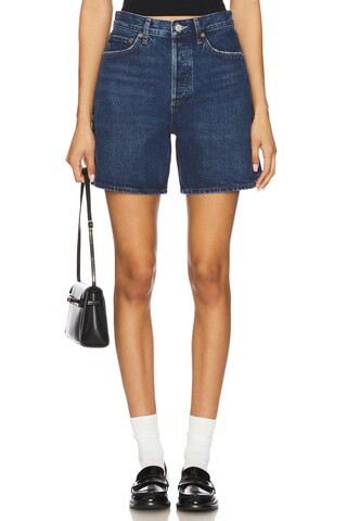 AGOLDE Dame High Rise Baggy Short in Enamour from Revolve.com | Revolve Clothing (Global)