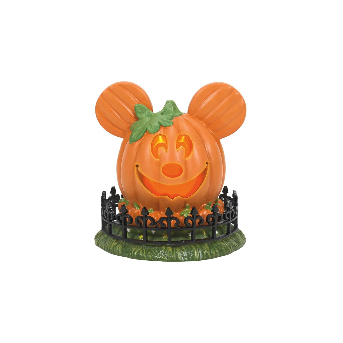 Disney Village Mickey's Town Center Pumpkin Lit Village Accessory 4in H | Wayfair North America