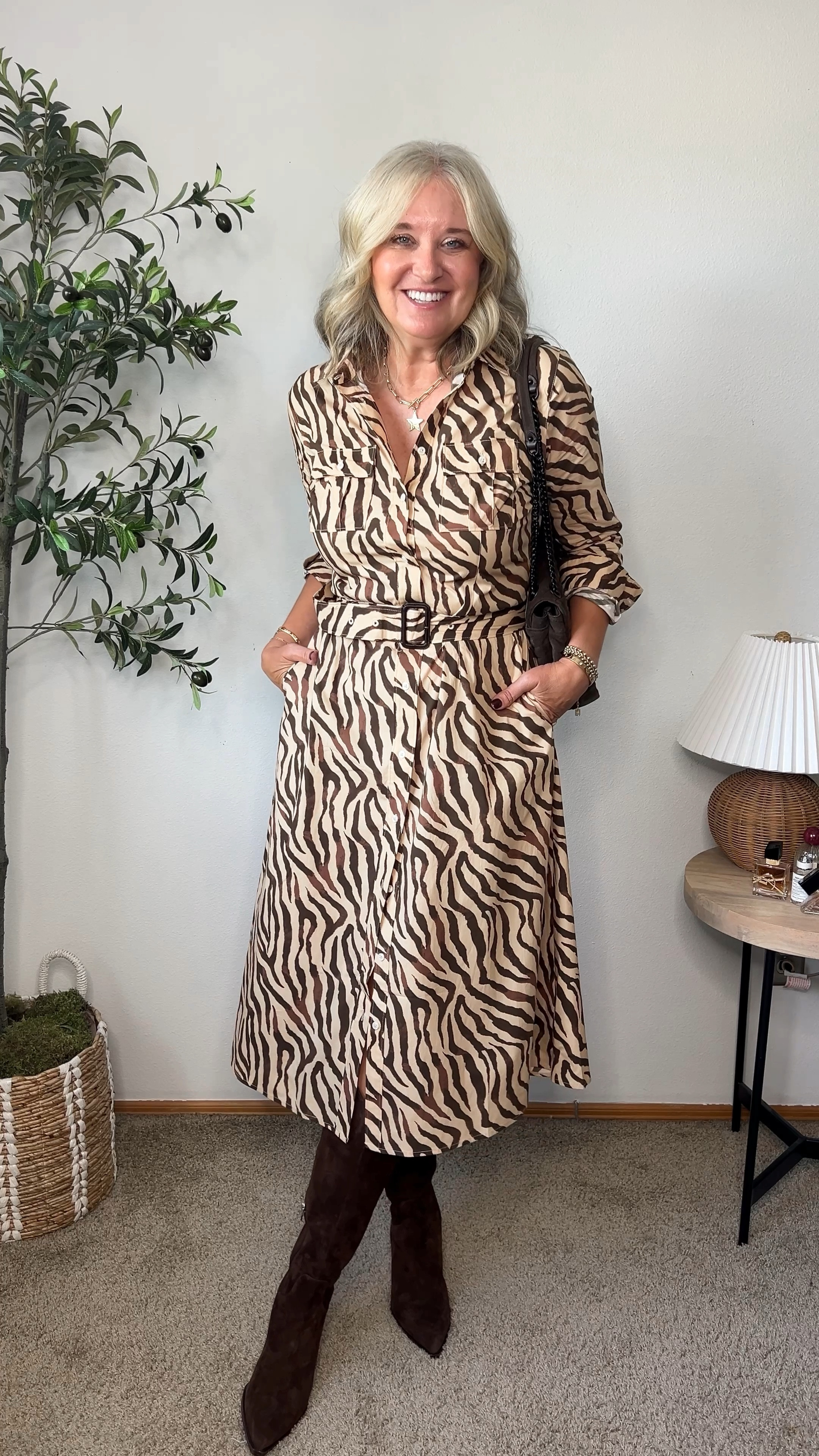 Day 9🍁👢🤎🦓
I’m weaning a size 6 in this dress!
Use code:DAWN20 for 20% off this dress!!

#LTKOver40 #LTKMidsize #LTKStyleTip