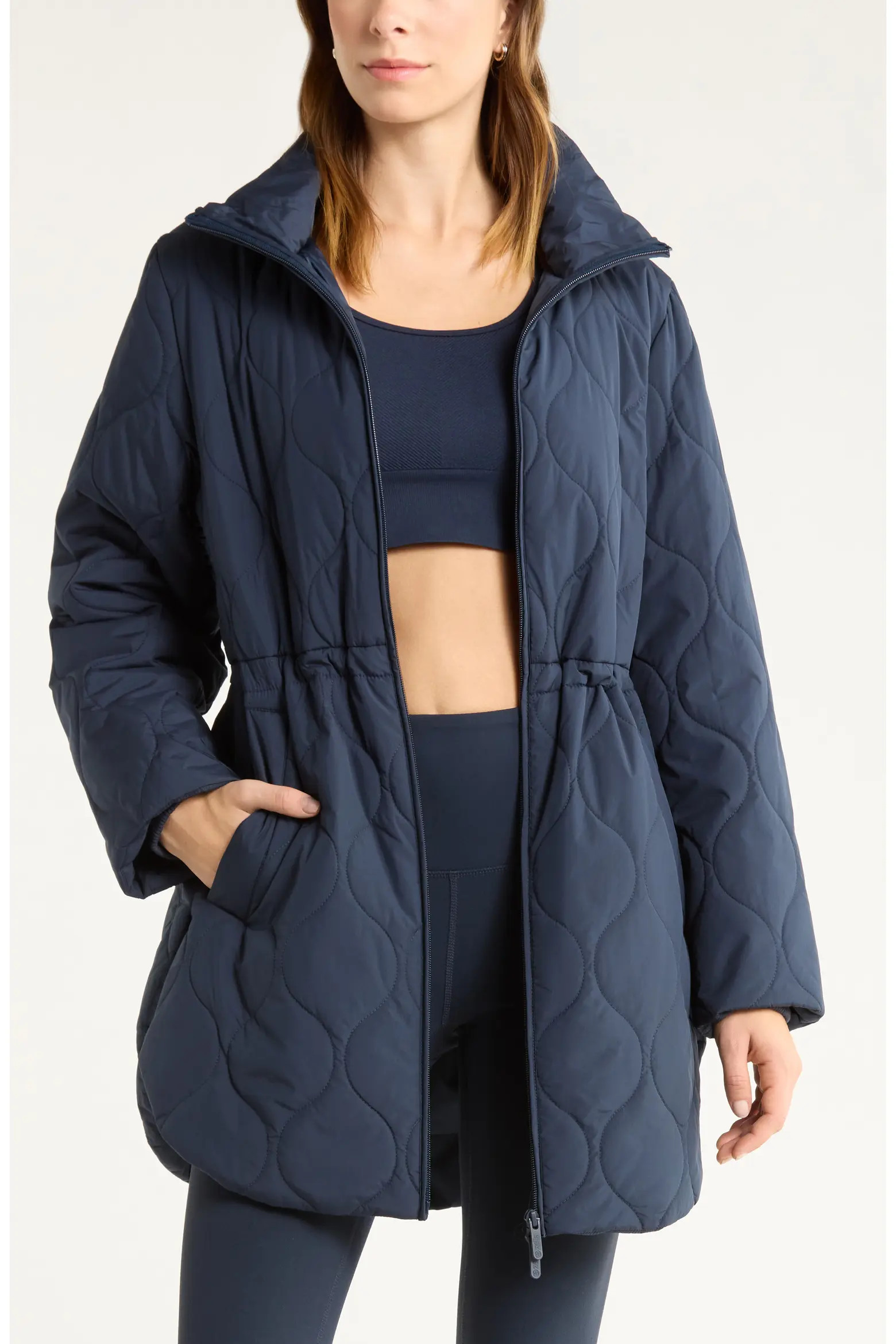 Skyline Longline Quilted Jacket (Women) | Nordstrom | Nordstrom