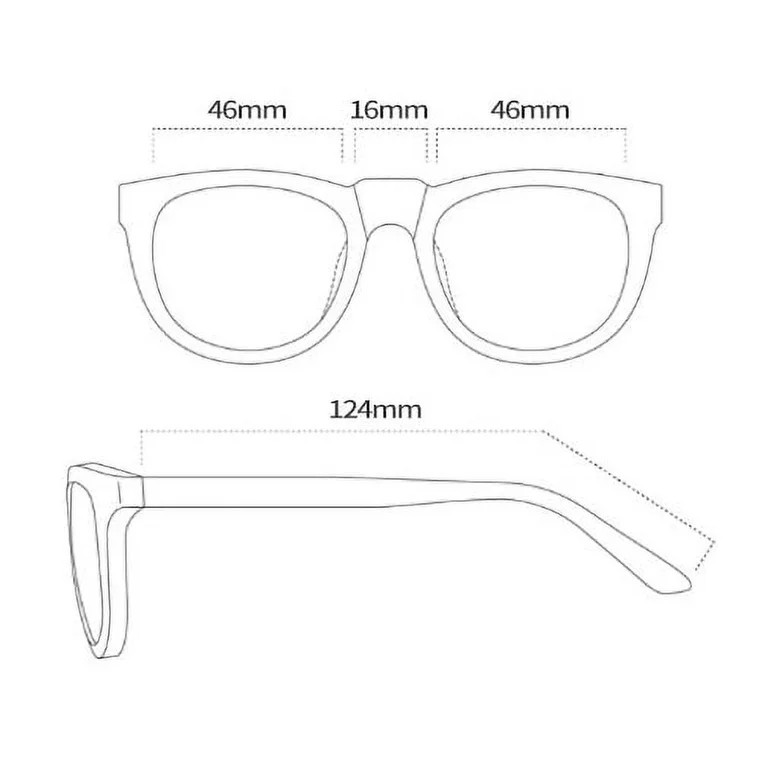 Ava & Ethan Blue Light Glasses for Kids, Blue Light Blocking for Computer/Gaming Blue (Ages 2-7) | Walmart (US)