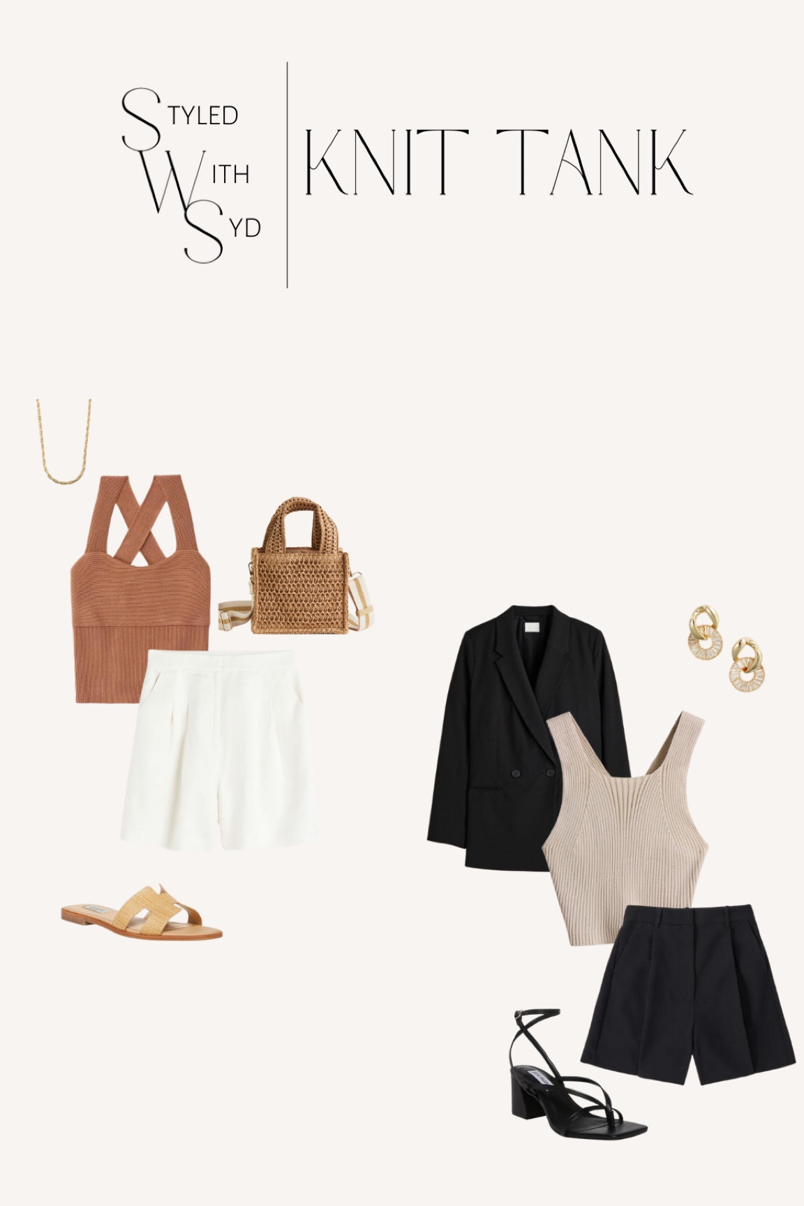 Styled with Sy - knit tanks! Loving knit tanks for transitioning into spring #styledwithsyd 

#LTKFind #LTKSeasonal #LTKstyletip