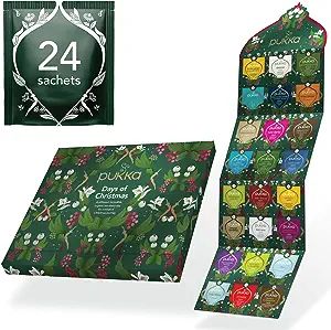 Pukka Tea Advent Calendar 2022, Organic Herbal Tea, Perfect for Gifting, 24 Tea Bags For The Chri... | Amazon (US)