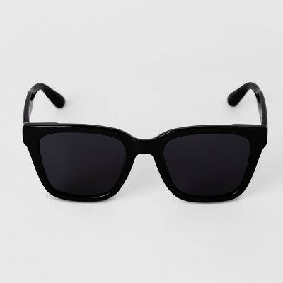 Men's Square Sunglasses - Goodfellow & Co™ Black | Target