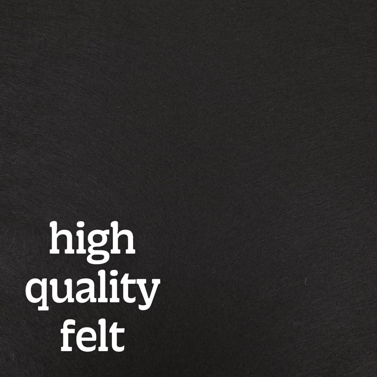 Hello Hobby Black Felt Sheet for Craft Bases, 9" x 12" | Walmart (US)