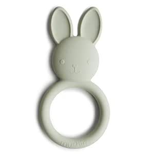 mushie Silicone Baby Teether Toy | Bunny | Amazon (US)