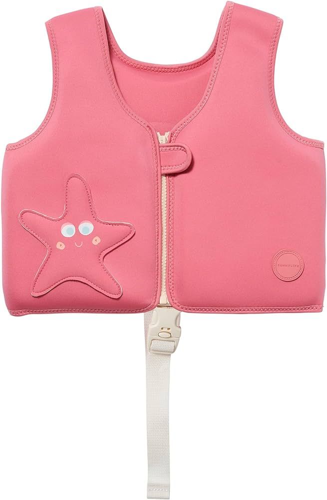 SUNNYLiFE Childrens Comfortable Swim Vest, for 2 to 3 Year Olds with Adjustable Safety Strap, Oce... | Amazon (US)