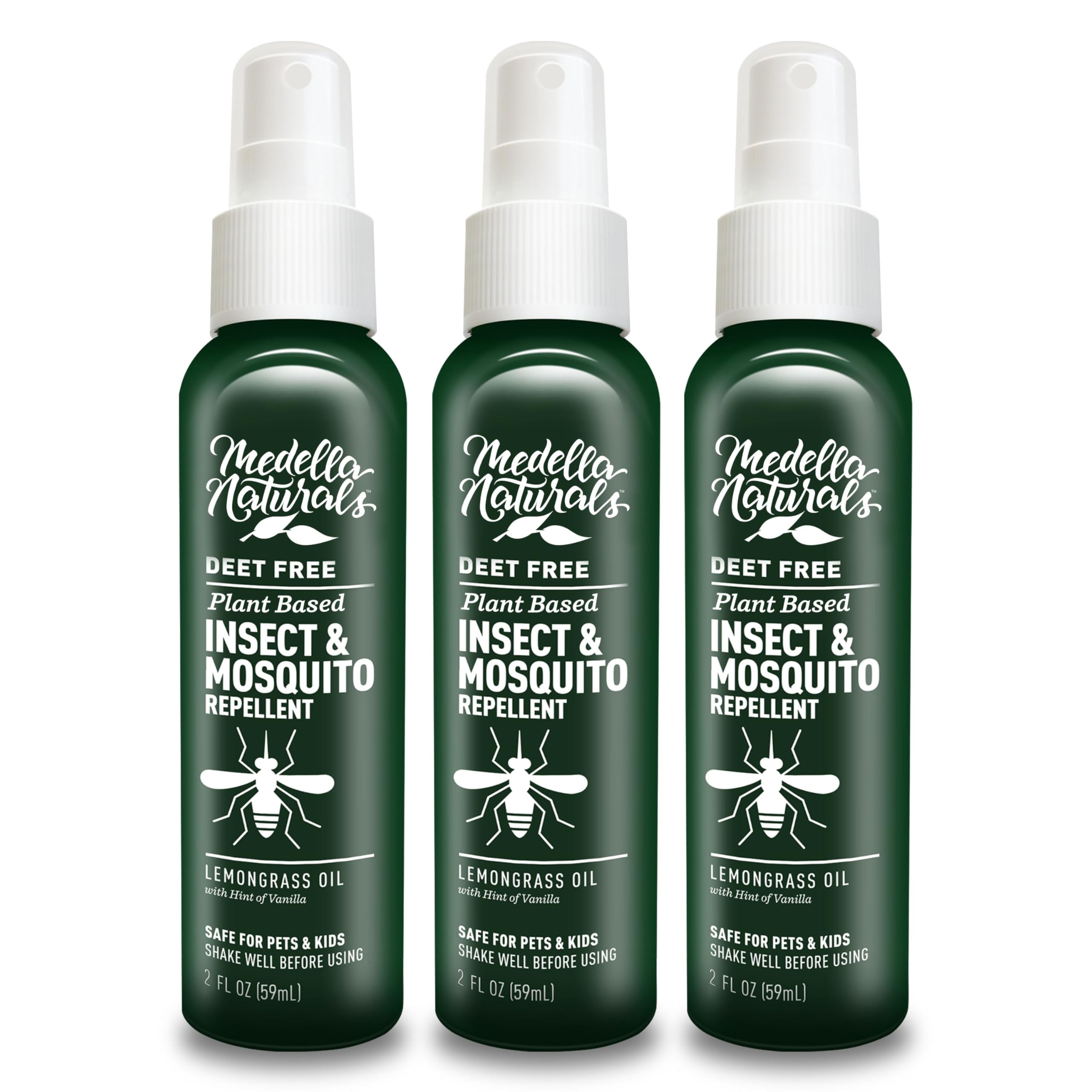 Deet-Free Insect & Mosquito Repellent Pack of 3 (2oz) – Nice Smelling Insect Repellent with Lem... | Amazon (US)