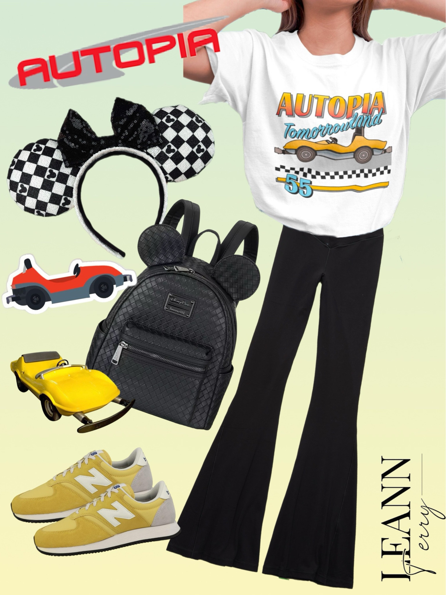Cruising through the day in Autopia-inspired style! 🚗✨ #AutopiaChic #VintageVibes #DisneyStyle #OOTD #RetroFashion #DriveIntoFashion #disneyfashion #disneybound