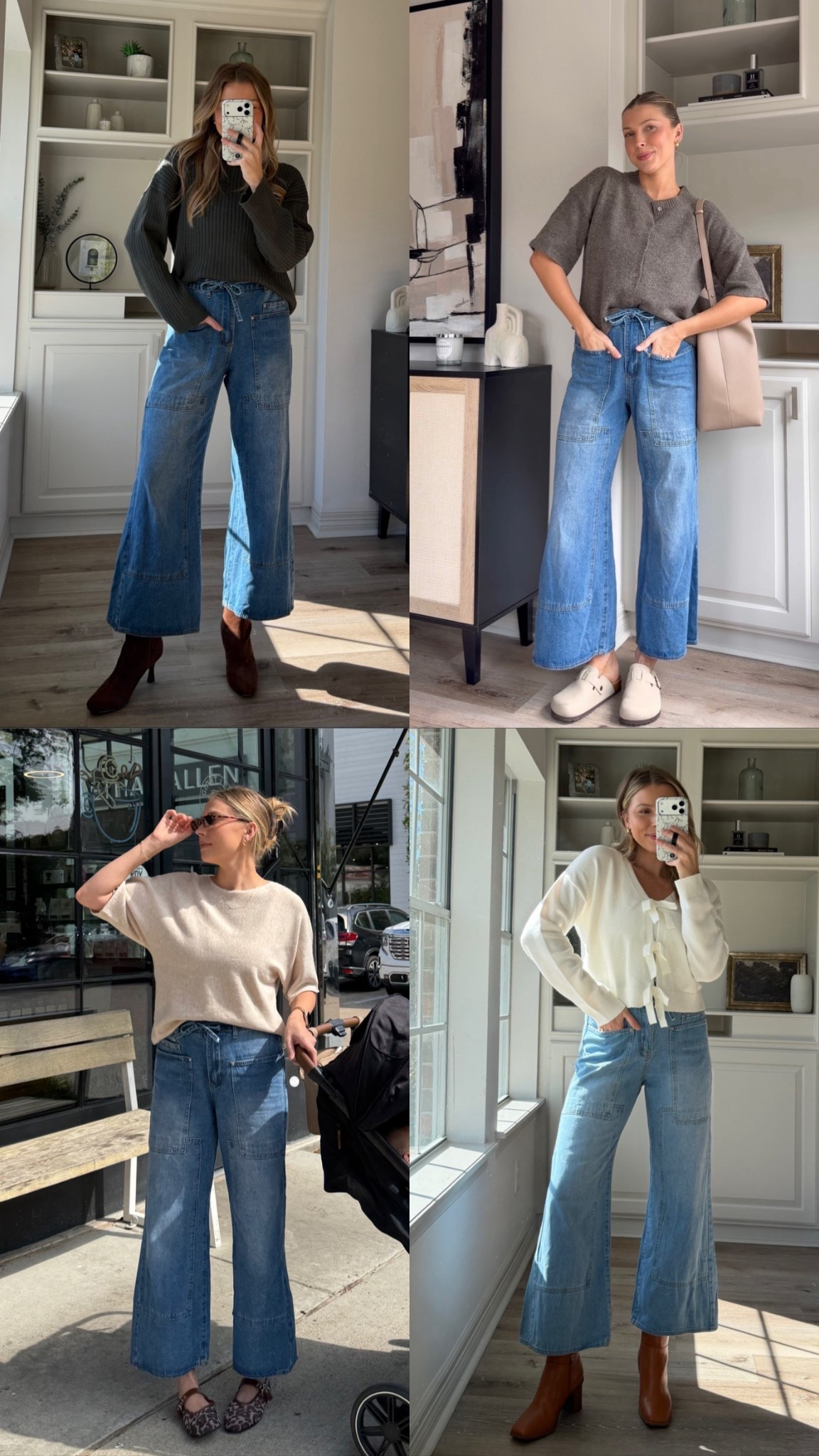 Comfy stretchy jeans! Perfect for postpartum! I have sizes 2 and 4 but prefer size 4. I’m 5’7 for reference! 

#LTKootd #LTKFindsUnder50 #LTKmomlife