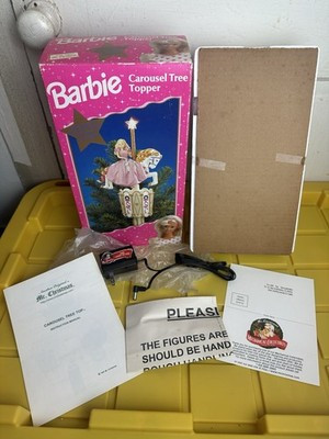 NEW Barbie 1997 Carousel Tree Topper Mr. Christmas TESTED WORKING Complete | eBay US