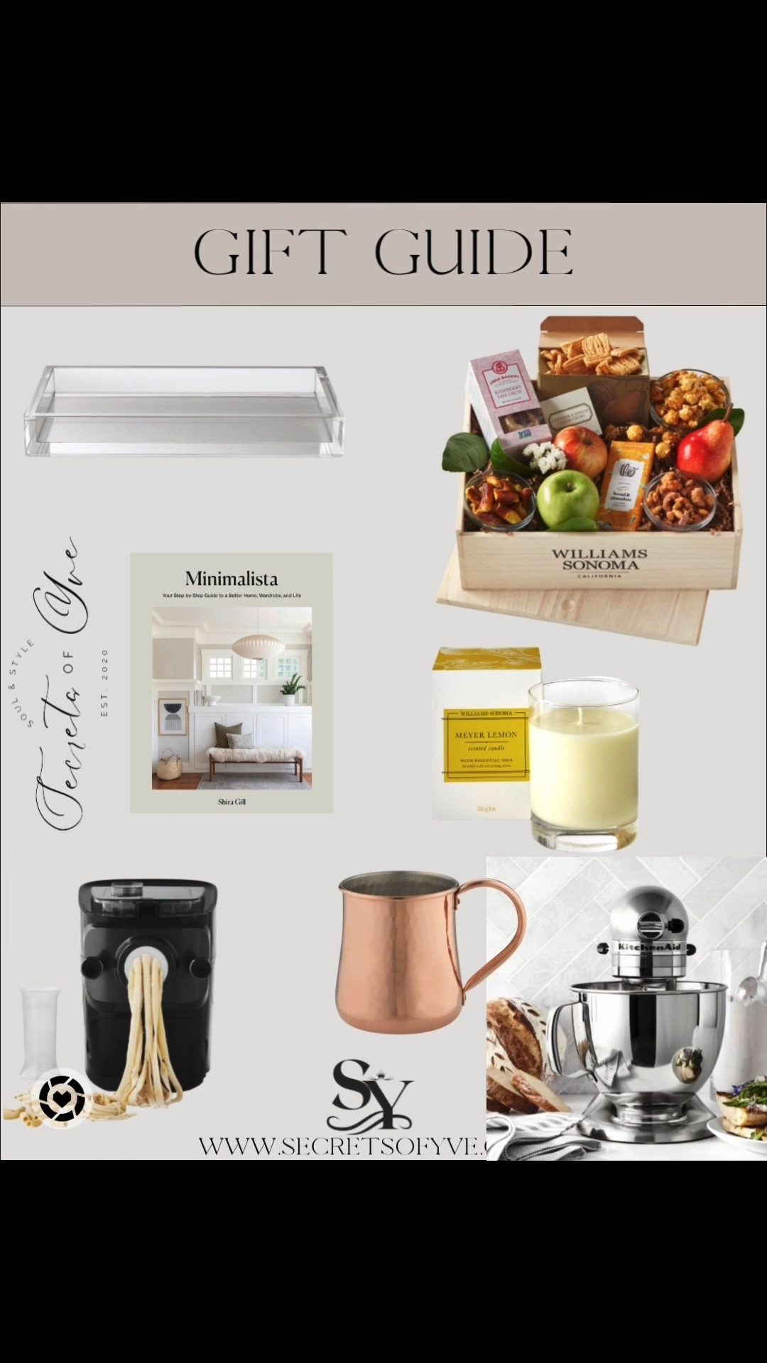 Secretsofyve: Gift 🎁  guide for loved ones!
#Secretsofyve #ltkgiftguide
Always humbled & thankful to have you here.. @williamssonoma
CEO: PATESI Global & PATESIfoundation.org
@secretsofyve : where beautiful meets practical, comfy meets style, affordable meets glam with a splash of splurge every now and then. I do LOVE a good sale and combining codes! #ltkstyletip #ltksalealert #ltkholiday #ltku #ltkfindsunder100 #ltkfindsunder50 #ltkmorningroutine #ltkvlog secretsofyve

#LTKSeasonal #LTKHome #LTKMens