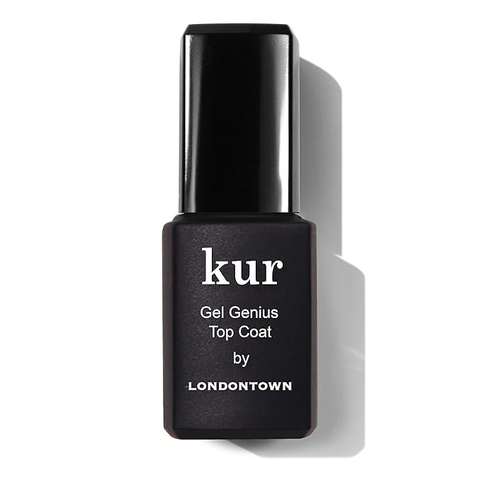 LONDONTOWN Kur Gel Genius Quick Dry Top Coat, Vegan, Cruelty & Paraben Free, Clear, 0.4 Fl Oz, Pa... | Amazon (US)