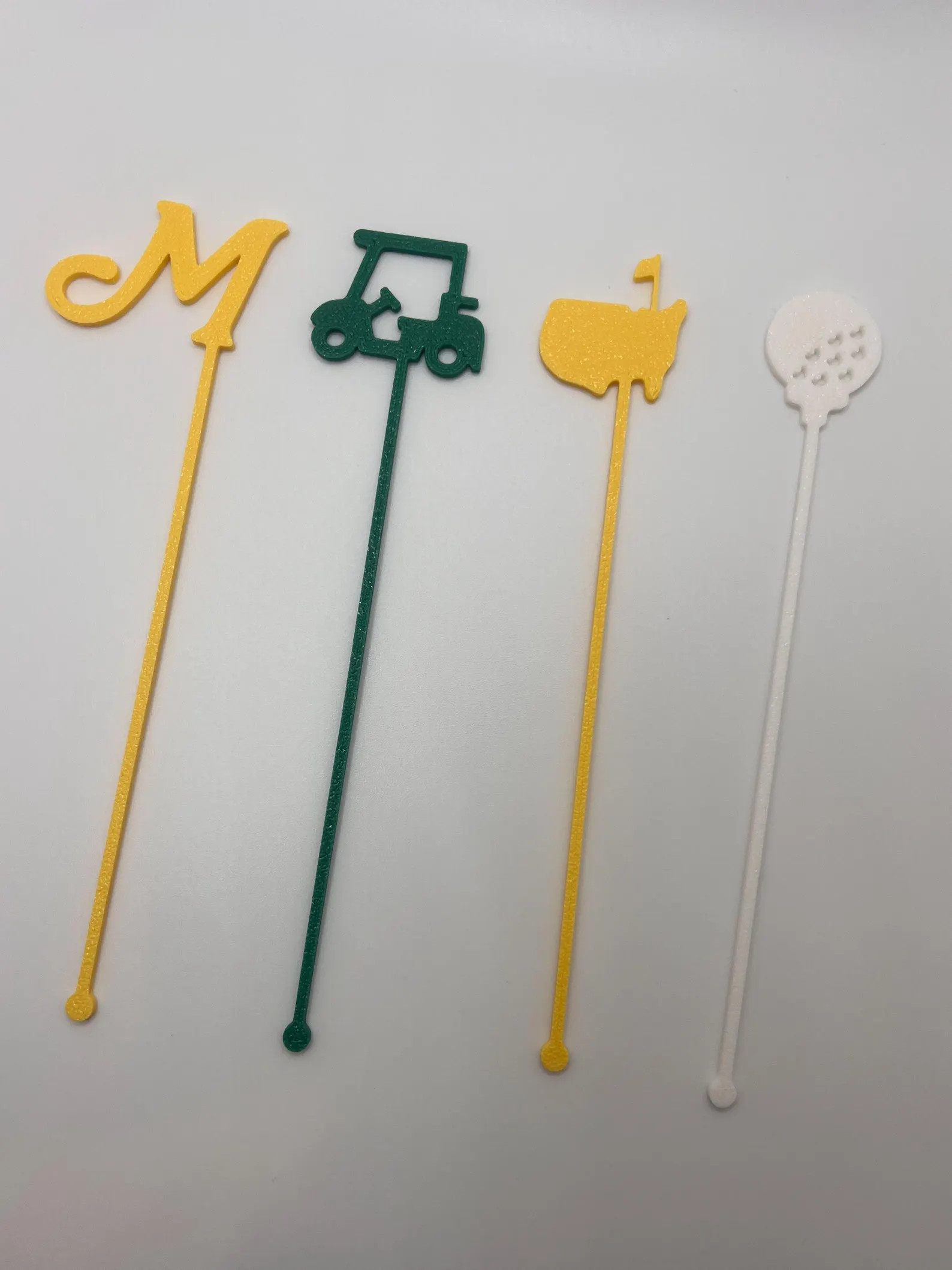Masters Golf Drink Stirrers | Masters Party Decor | Watch Party Stir Sticks | Golf Party, Baby Sh... | Etsy (US)