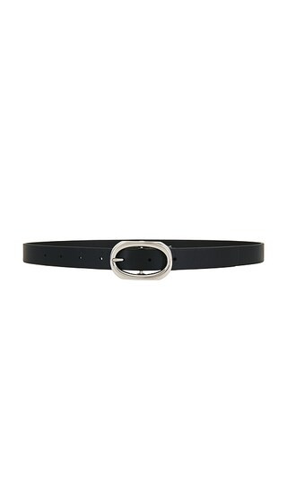 Small Signature Link Belt in Black | Revolve Clothing (Global)