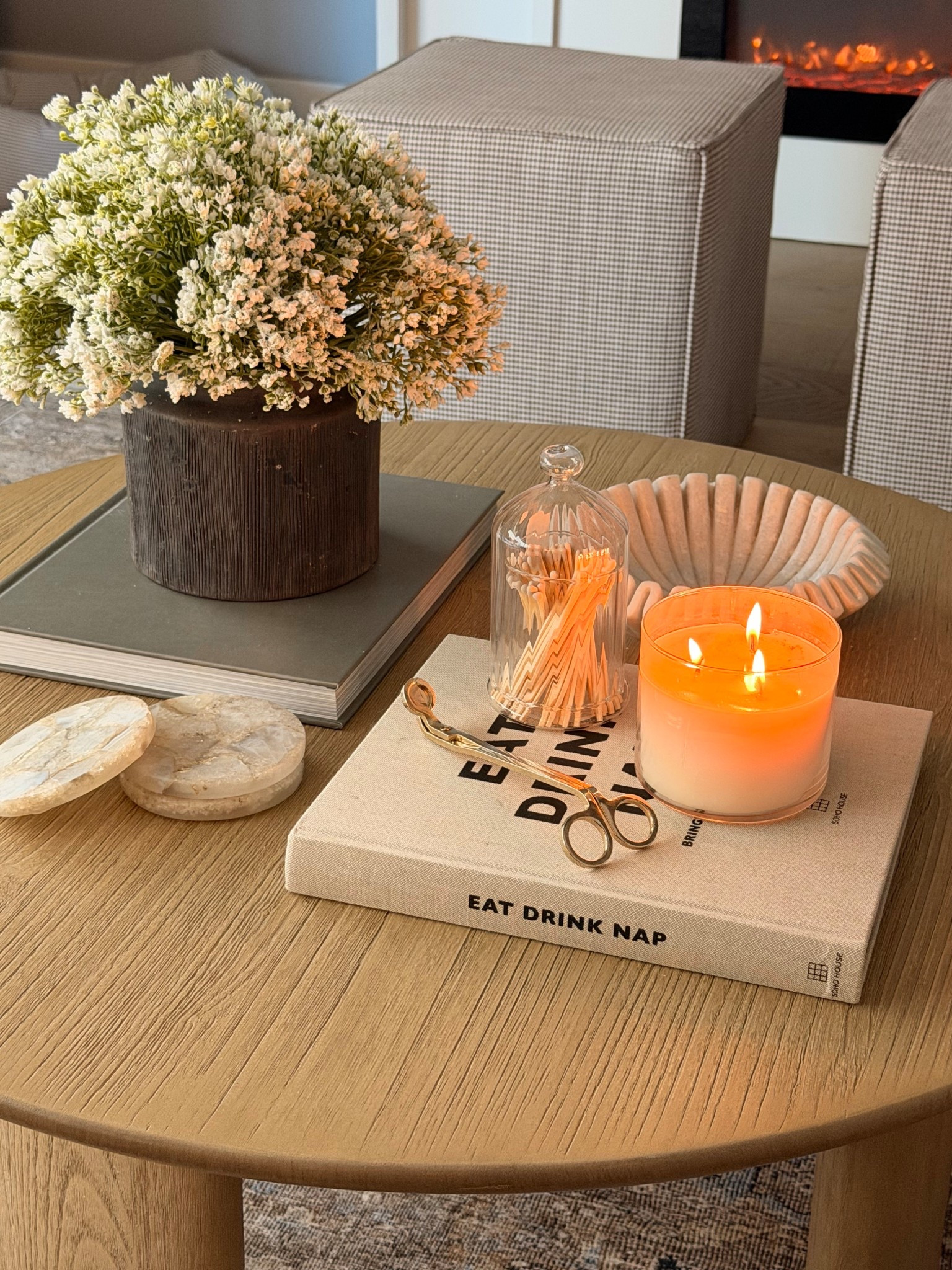 Round coffee table styling 🤎

#LTKHome
