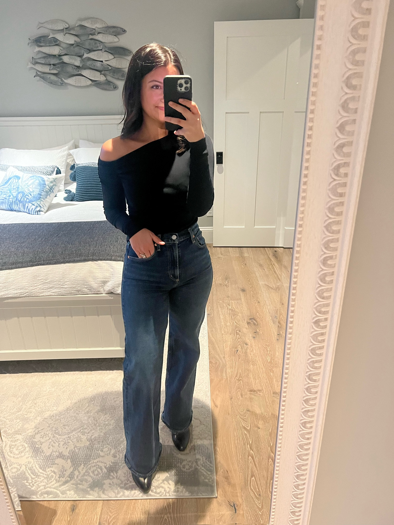 Date night 🤍 top is old Zara linked similar