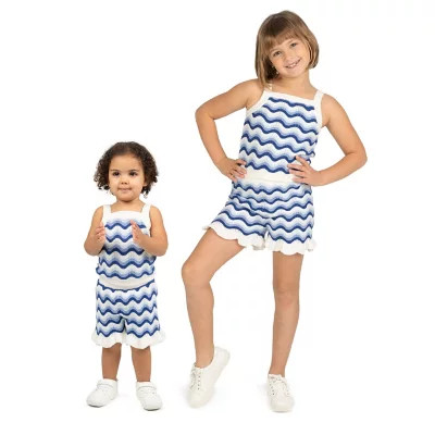 Rare Editions Toddler Girls 2-Piece Crochet Short Set | Sam's Club