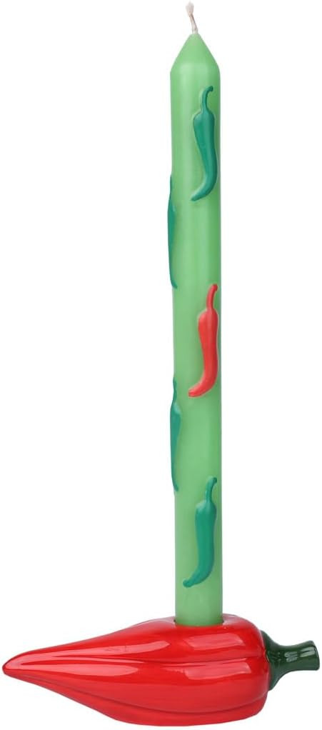 Talking Tables Ceramic Candle Holder for Candle Sticks Candlesticks Stand 1.6′′ Chilli Shaped... | Amazon (US)