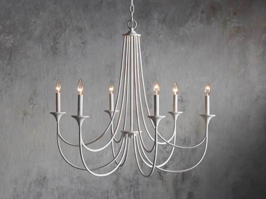 Sutherlin Gesso Chandelier | Arhaus