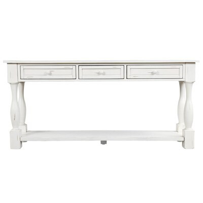 Mondawe Modern Distressed Console Table Lowes.com | Lowe's