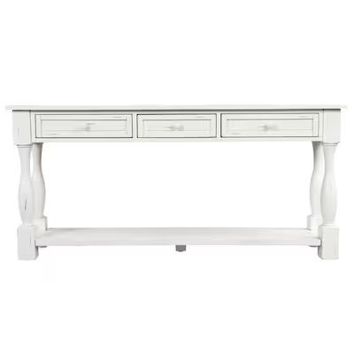 Mondawe Modern Distressed Console Table Lowes.com | Lowe's