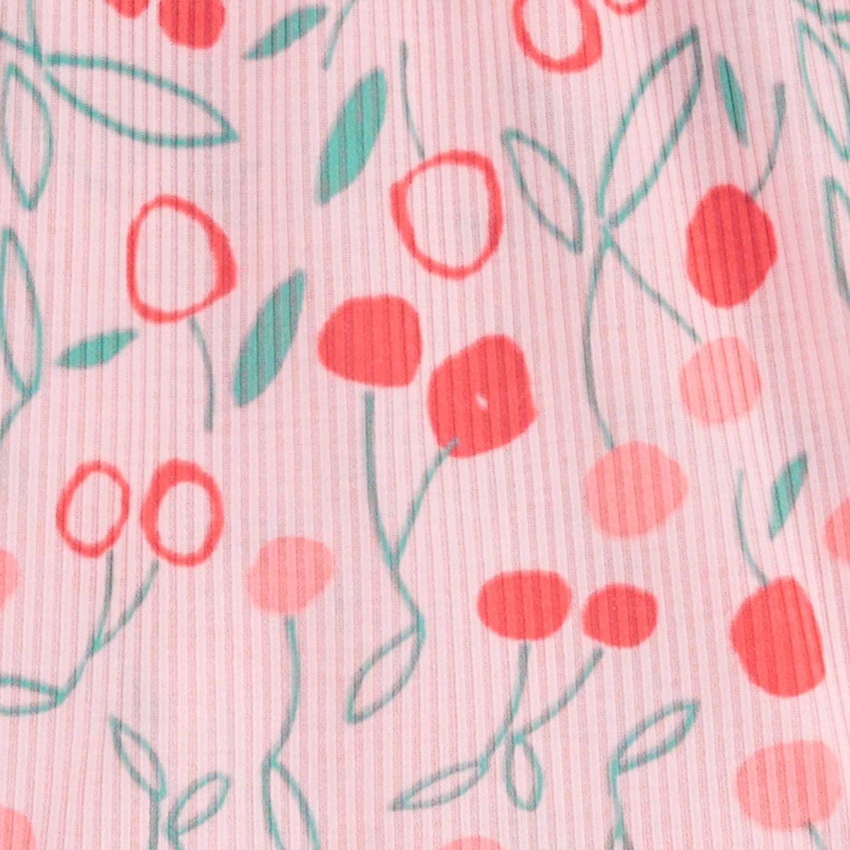 Carter's Just One You® Toddler Girls' Cherries Printed & Striped Pajama Set - Pink | Target