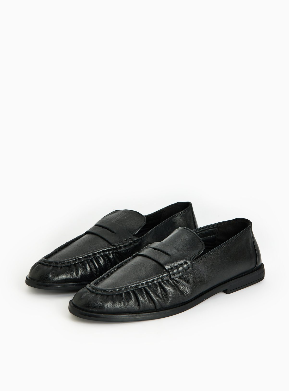 Black Leather Loafers 6 | argos.co.uk
