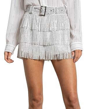 ChiyeeKiss Womens Sparkle Rhinestone Fringe Shorts Pants Elastic Band Skort Western Cowgirl Mini ... | Amazon (US)