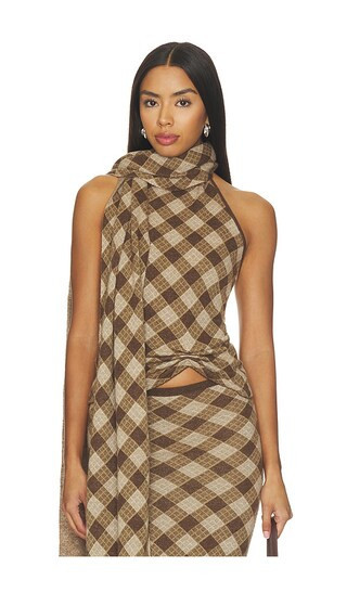 Aya Muse Kae Top in Brown. - size XS | Revolve Clothing (Global)