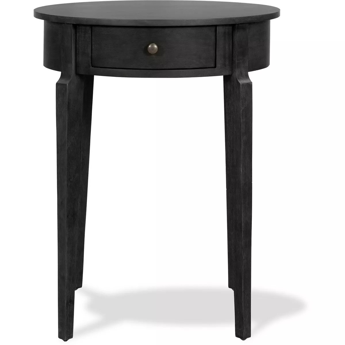 Thaddeus Round Side Table Dark Gray - Finch | Target
