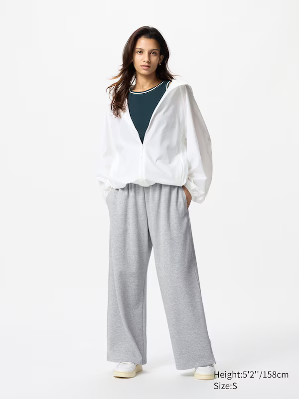 Wide Sweat Joggers (Shorter) | UNIQLO (UK)