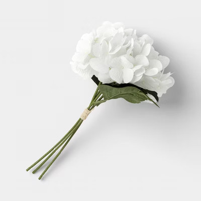 Hydrangea Artificial Stem Bundle Cream - Room Essentials™ | Target