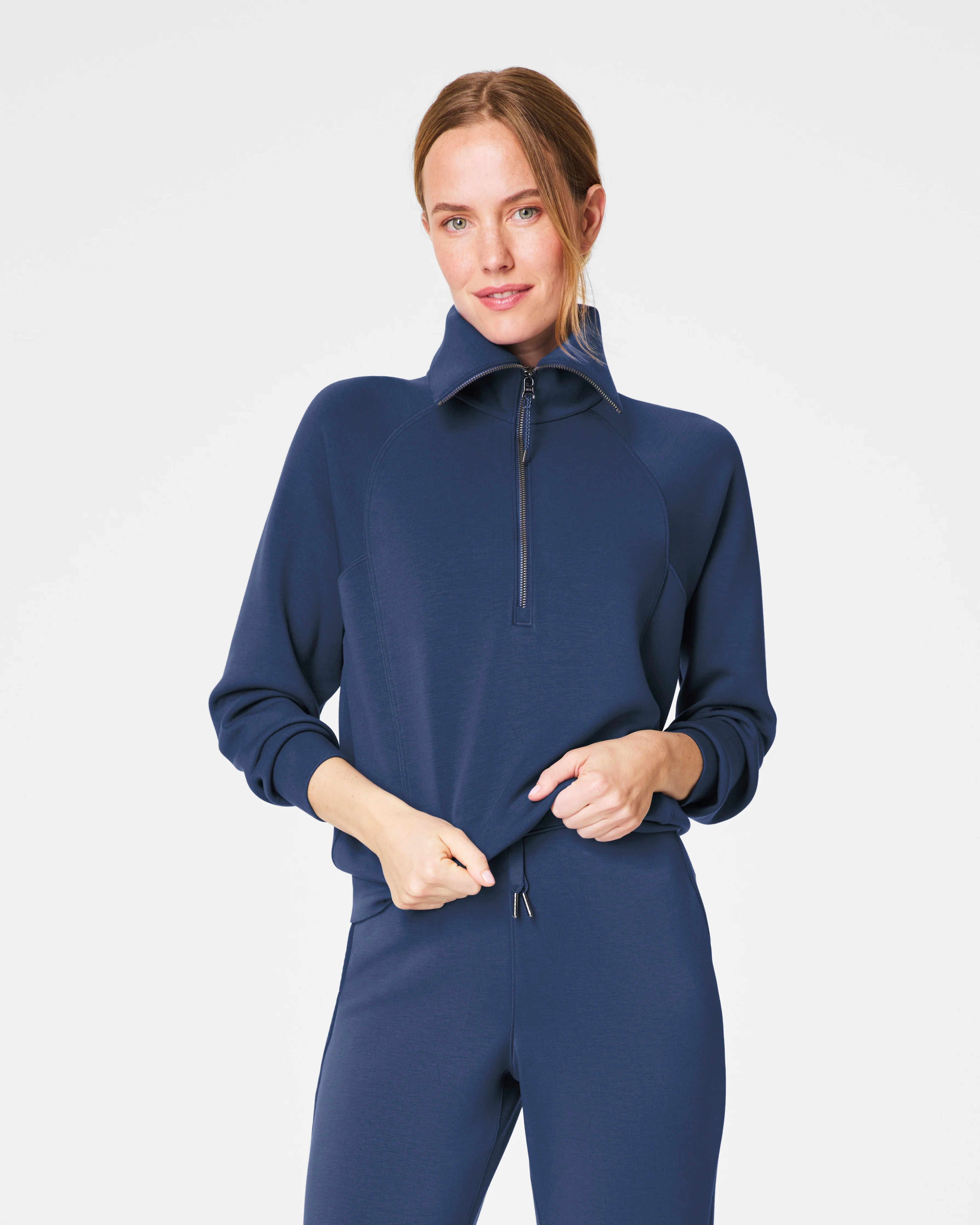 AirEssentials Lightweight Half Zip Sweatshirt | SPANX | Spanx Canada