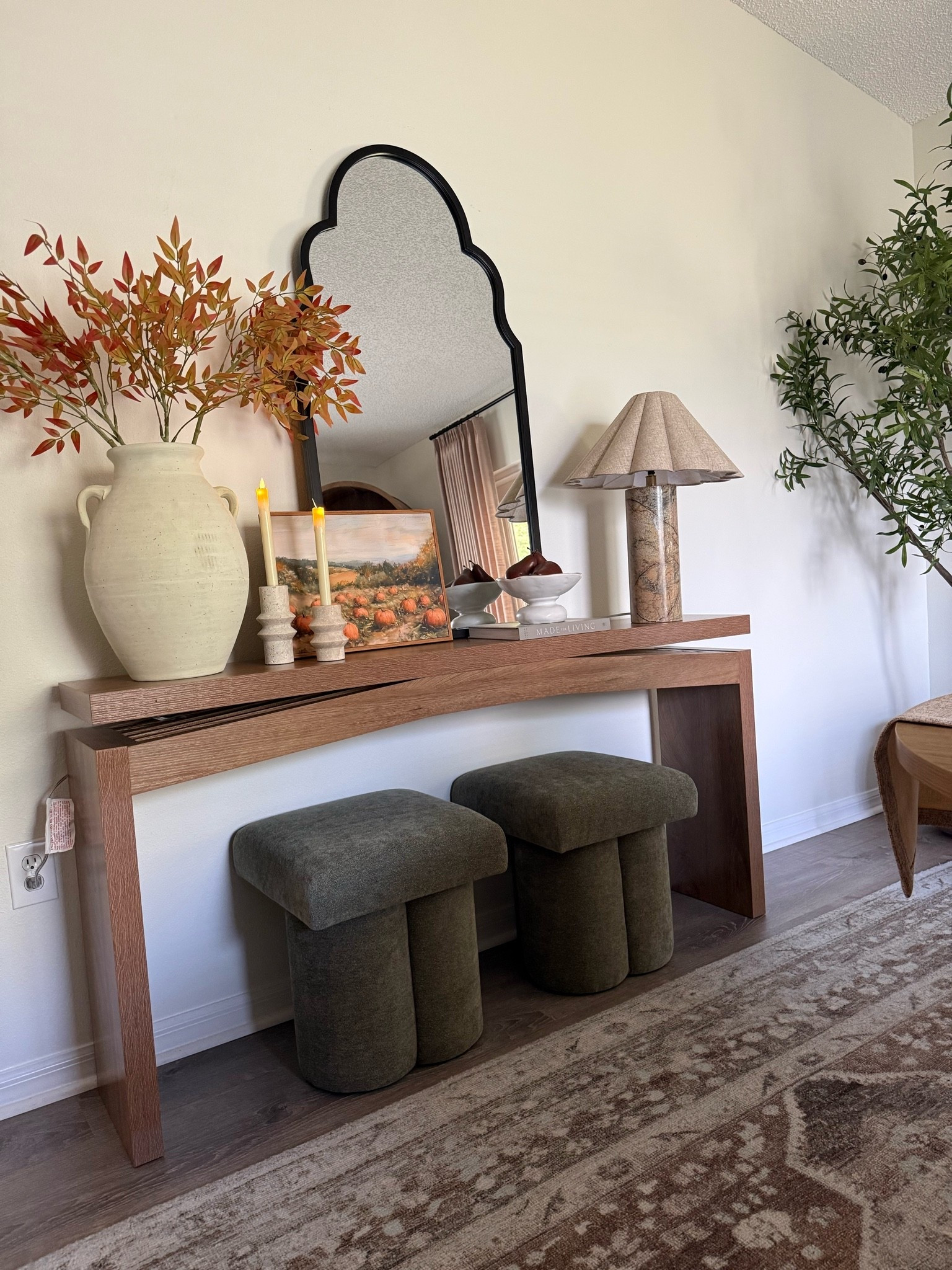 My new lamp is on sale! Amazing quality- so heavy and stunning! 

Console table styling, Amazon console table, fall decor, ottomans

#LTKHome #LTKSaleAlert #LTKSeasonal