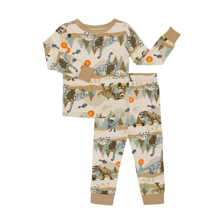 Character Toddler Viscose Unisex 2-Piece Pajama Set, Sizes 12M-5T | Walmart (US)