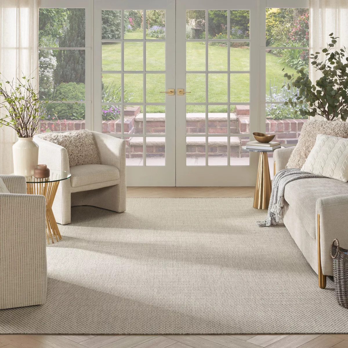 Nourison Courtyard Modern Easy Care Outdoor Rug | Target