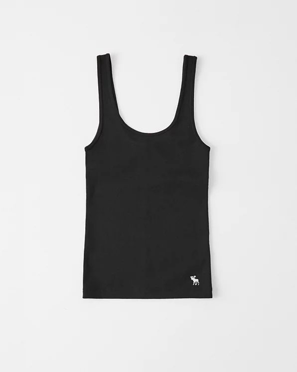 Ribbed Icon Tank | Abercrombie & Fitch US & UK