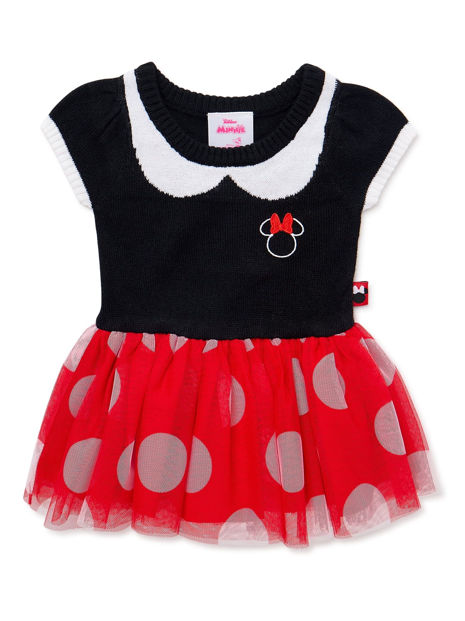 Disney Baby Girl Minnie Mouse Cosplay Dress, Sizes 0/3 Months-6/9 Months | Walmart (US)