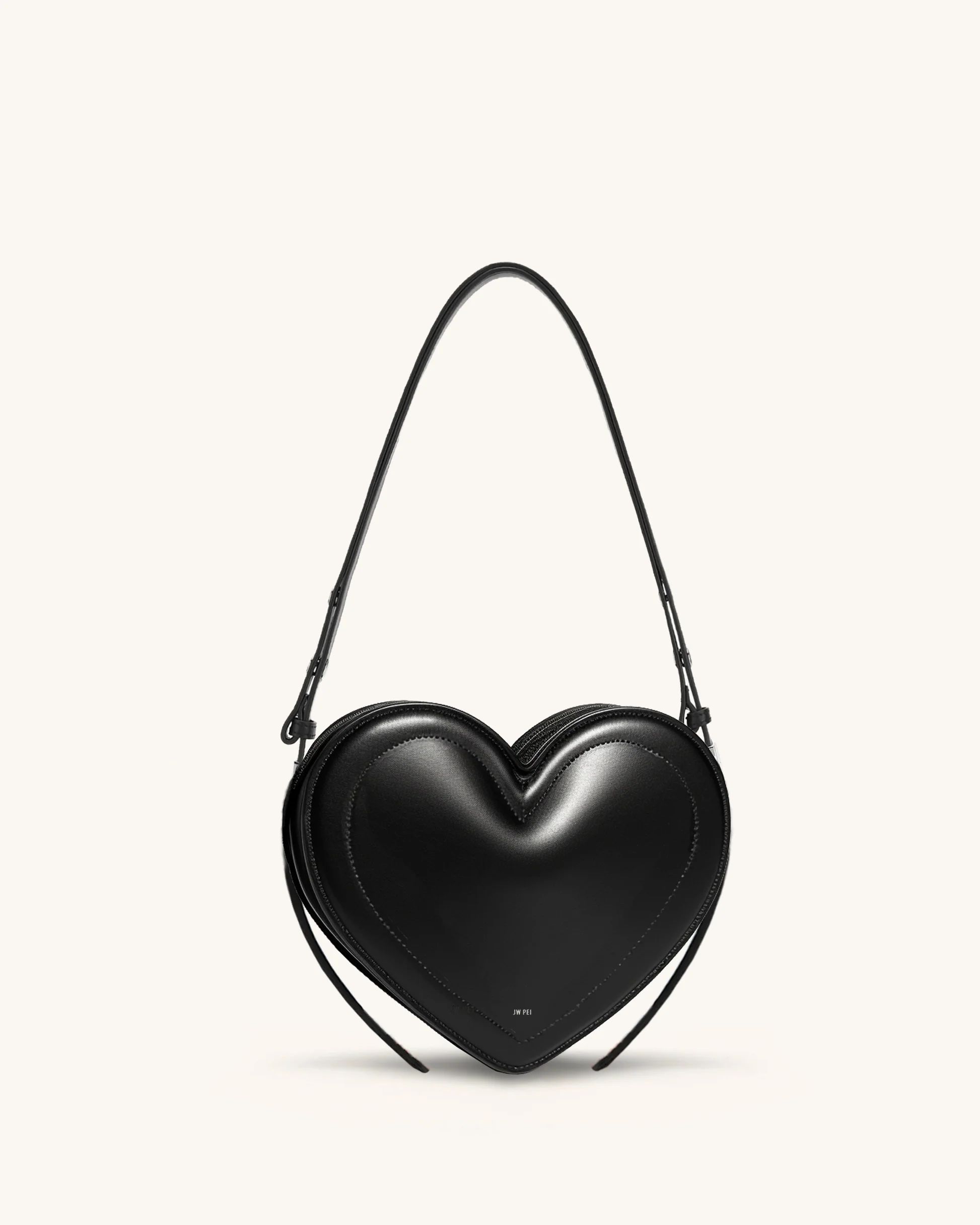 Arlene Heart shaped bag - Black | JW PEI US