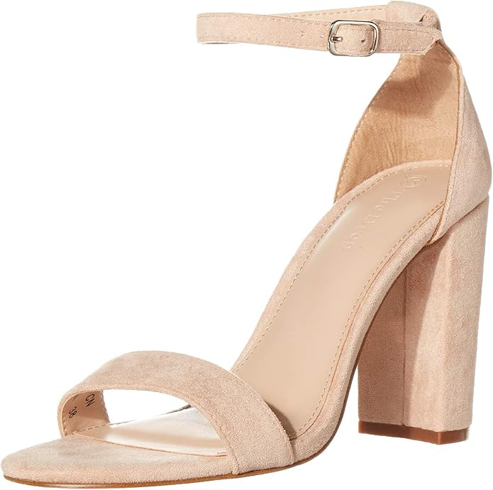 The Drop Women's Rebecca Strappy High Block Heel Sandal | Amazon (US)